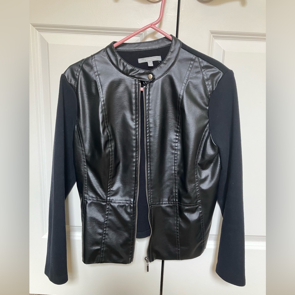 faux leather jacket (ny collection)